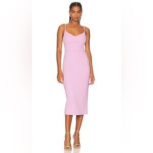 New w/Tags Revolve Bailey 44 Fayette Light Pinkish Purplish Midi Dress Small